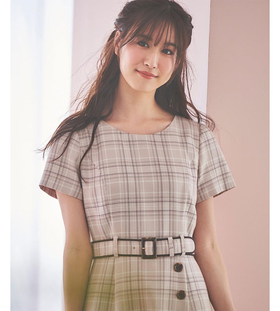 チェックフレアーワンピース ワンピース ドレス Laisse Passe レッセパッセ Laisse Passe レッセ パッセ 公式オンラインストア