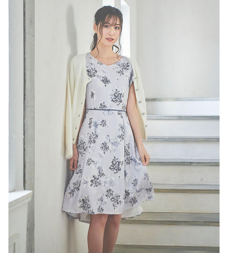 水彩フラワーフロッキーワンピース ワンピース Outlet アウトレット Laisse Passe レッセ パッセ 公式オンラインストア 水彩フラワーフロッキーワンピース ワンピース Outlet アウトレット Laisse Passe レッセ パッセ 公式オンラインストア