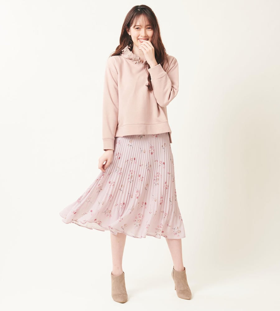 フラワープリーツスカート スカート Laisse Passe レッセパッセ Laisse Passe レッセ パッセ 公式オンラインストア