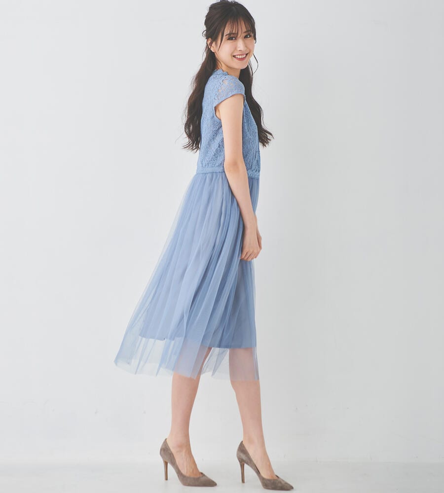 レース チュールドレス ワンピース ドレス Laisse Passe レッセパッセ Laisse Passe レッセ パッセ 公式オンラインストア