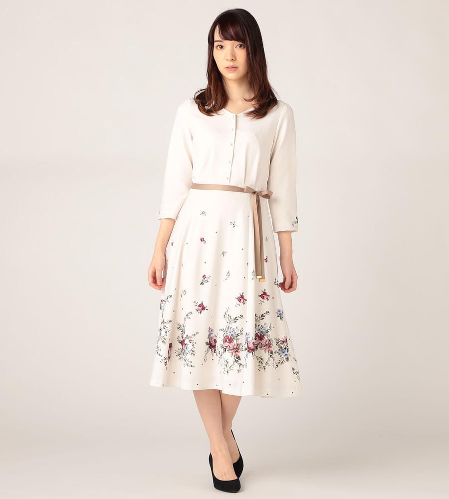 リングフラワープリントワンピース ワンピース ドレス Laisse Passe レッセパッセ Laisse Passe レッセ パッセ 公式オンラインストア リングフラワープリントワンピース ワンピース ドレス Laisse Passe レッセパッセ Laisse Passe レッセ パッセ 公式オンラインストア