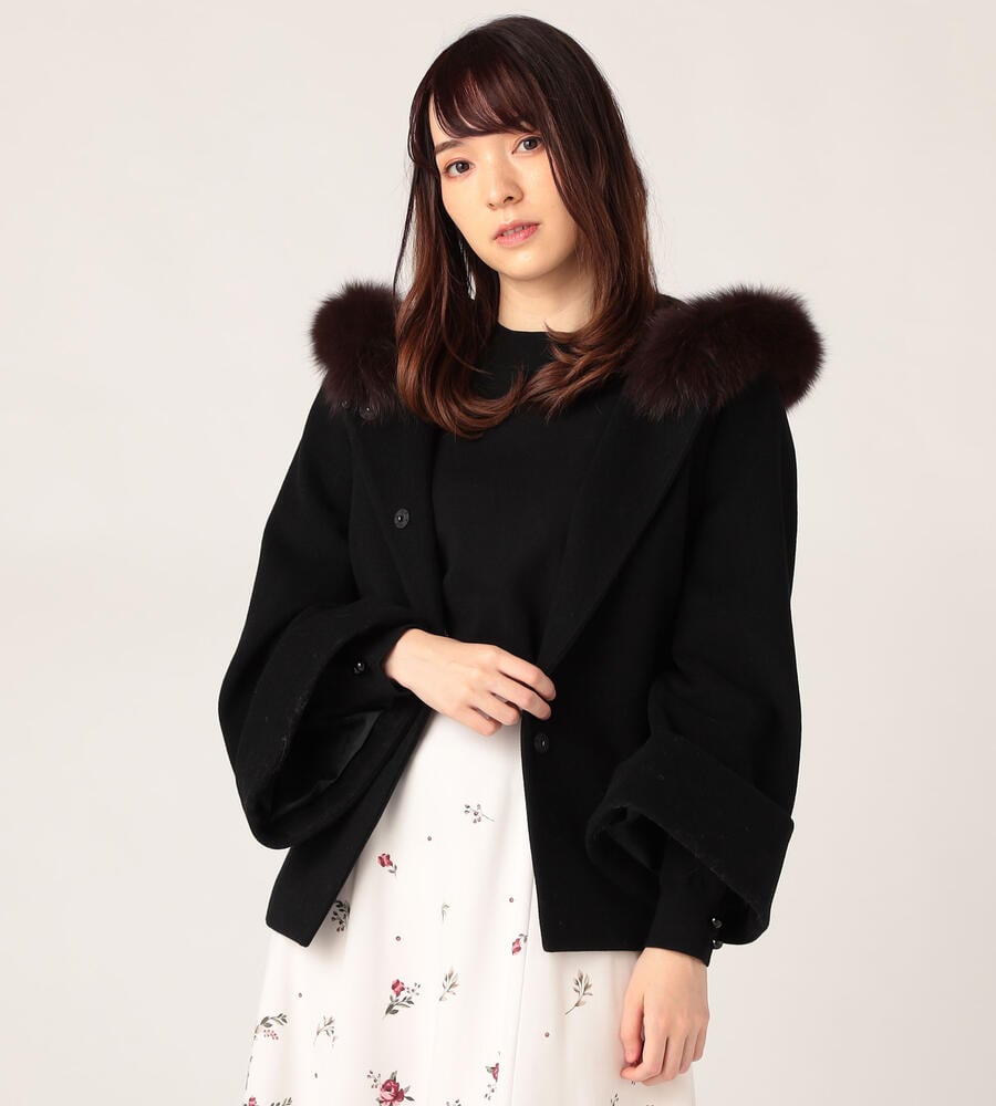 フード付きケープコート コート Outlet アウトレット Laisse Passe レッセ パッセ 公式オンラインストア フード付きケープコート コート Outlet アウトレット Laisse Passe レッセ パッセ 公式オンラインストア