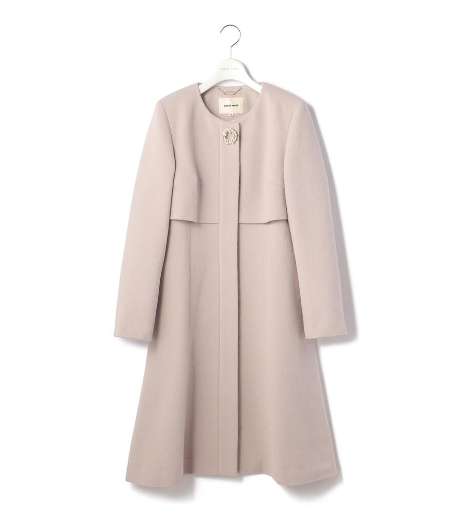 レディノーカラーコート ピンク コート Laisse Passe レッセパッセ Laisse Passe レッセ パッセ 公式オンラインストア レディノーカラーコート ピンク コート Laisse Passe レッセパッセ Laisse Passe レッセ パッセ 公式オンラインストア