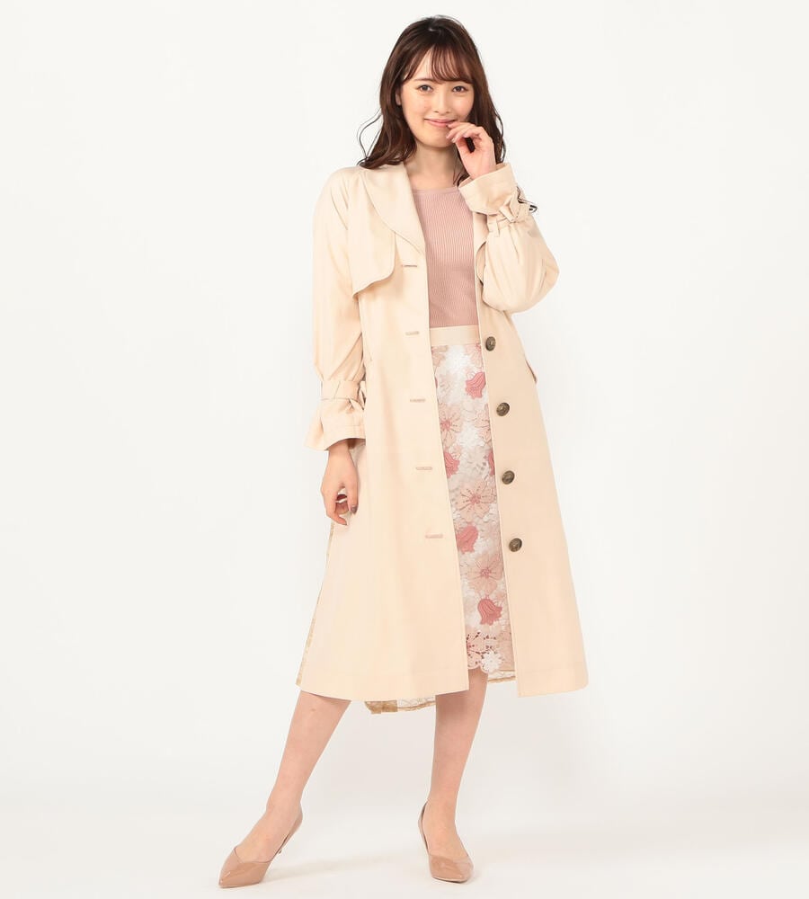 バックレーストレンチコート コート Outlet アウトレット Laisse Passe レッセ パッセ 公式オンラインストア バックレーストレンチコート コート Outlet アウトレット Laisse Passe レッセ パッセ 公式オンラインストア