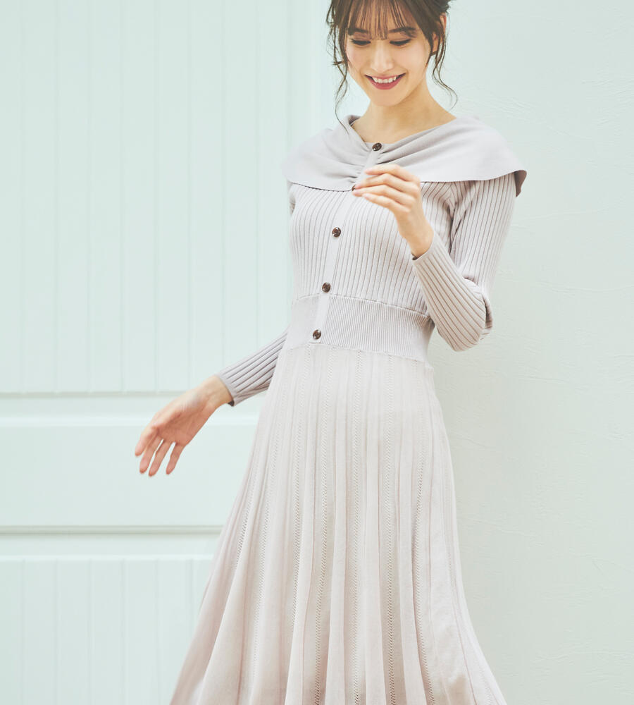 シアーニットオフショルダーワンピース ワンピース ドレス Laisse Passe レッセパッセ Laisse Passe レッセ パッセ 公式オンラインストア シアーニットオフショルダーワンピース ワンピース ドレス Laisse Passe レッセパッセ Laisse Passe レッセ パッセ 公式オンラインストア