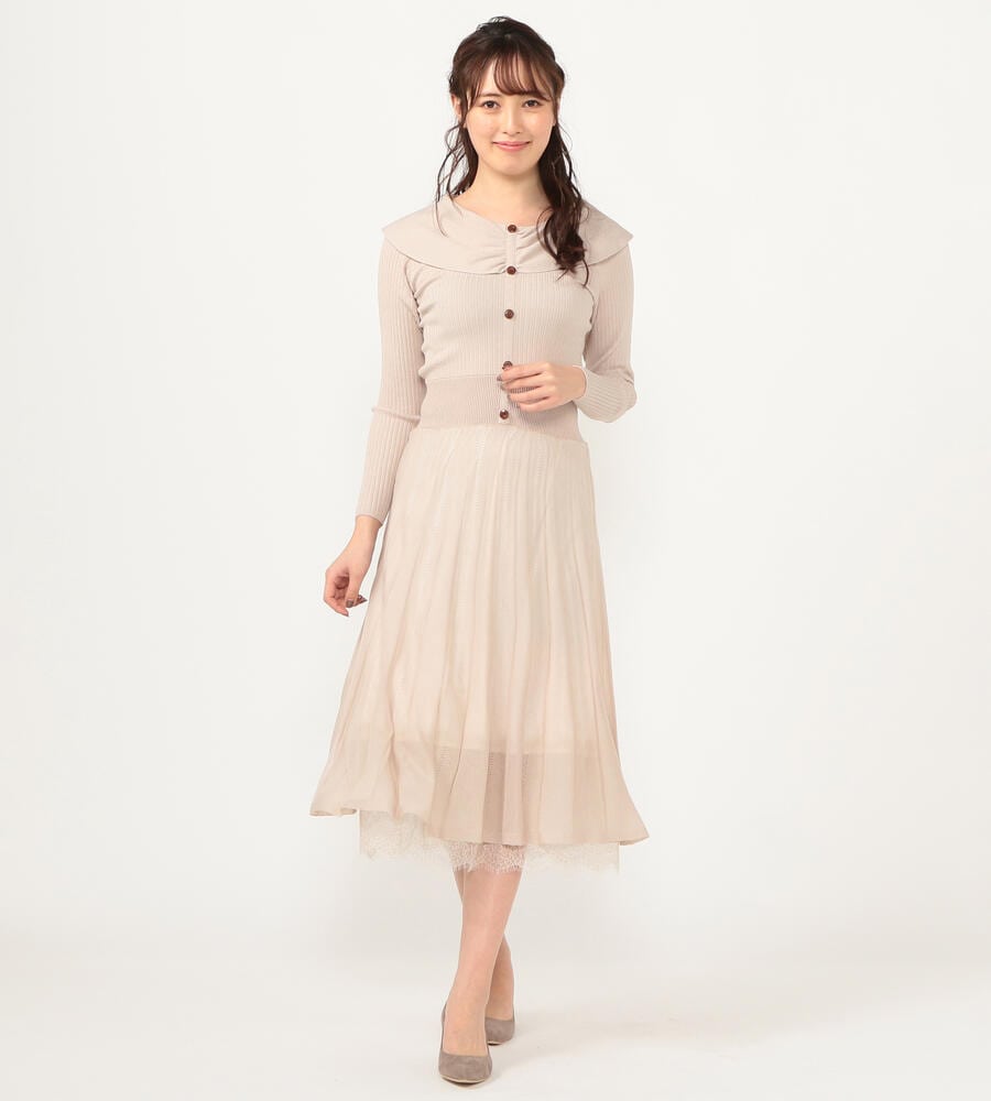 シアーニットオフショルダーワンピース ワンピース ドレス Laisse Passe レッセパッセ Laisse Passe レッセ パッセ 公式オンラインストア シアーニットオフショルダーワンピース ワンピース ドレス Laisse Passe レッセパッセ Laisse Passe レッセ パッセ 公式オンラインストア
