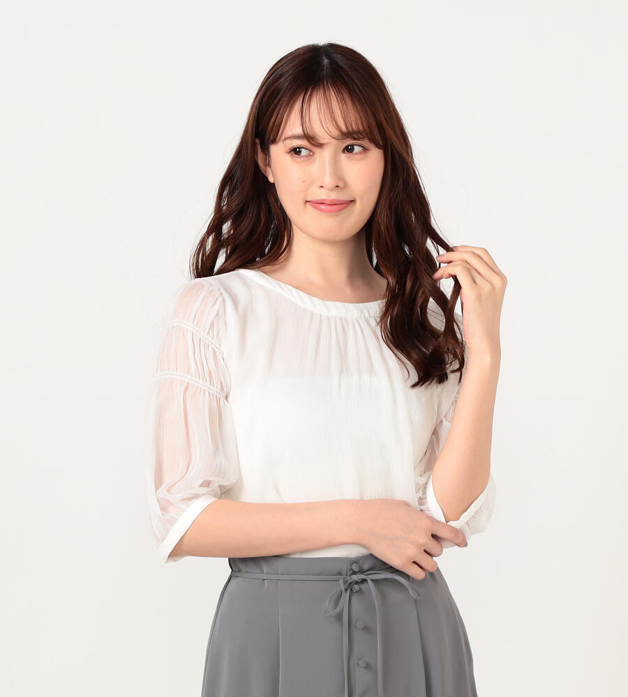 シアー2wayブラウス ブラウス シャツ Laisse Passe レッセパッセ Laisse Passe レッセ パッセ 公式オンラインストア シアー2wayブラウス ブラウス シャツ Laisse Passe レッセパッセ Laisse Passe レッセ パッセ 公式オンラインストア