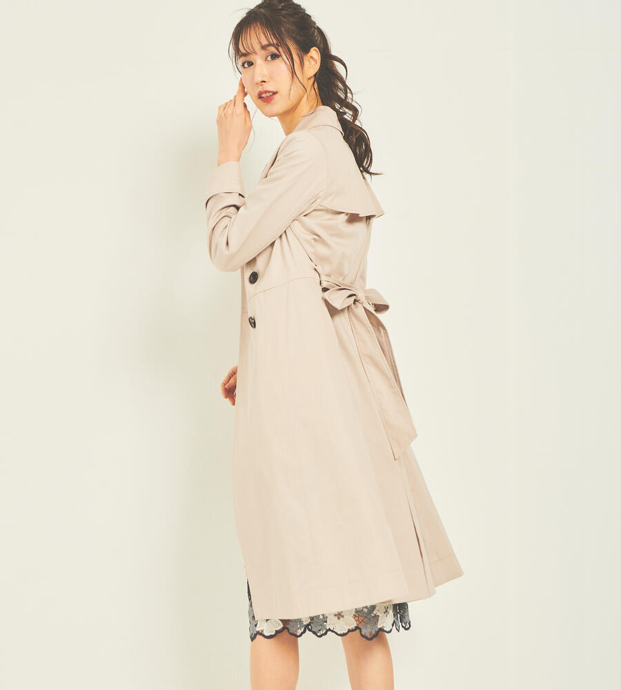 リボンベルト付きトレンチコート コート Laisse Passe レッセパッセ Laisse Passe レッセ パッセ 公式オンラインストア リボンベルト付きトレンチコート コート Laisse Passe レッセパッセ Laisse Passe レッセ パッセ 公式オンラインストア