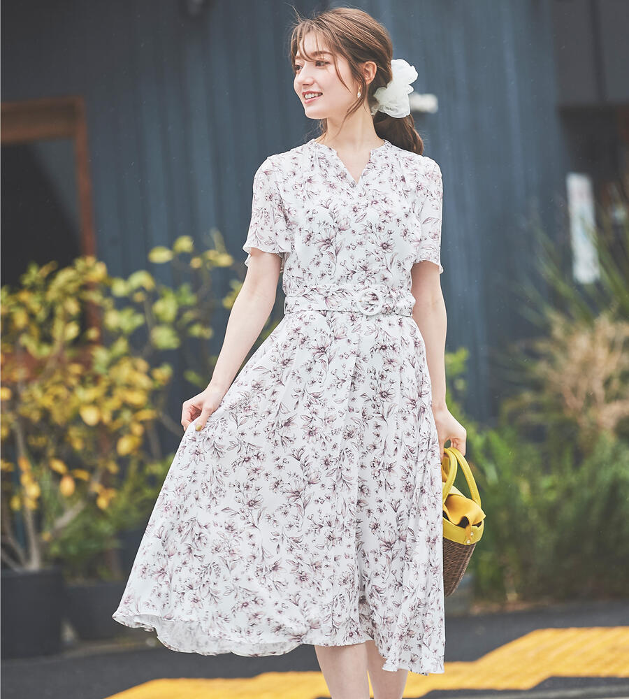 フラワープリントワンピース ワンピース ドレス Laisse Passe レッセパッセ Laisse Passe レッセ パッセ 公式オンラインストア フラワープリントワンピース ワンピース ドレス Laisse Passe レッセパッセ Laisse Passe レッセ パッセ 公式オンラインストア