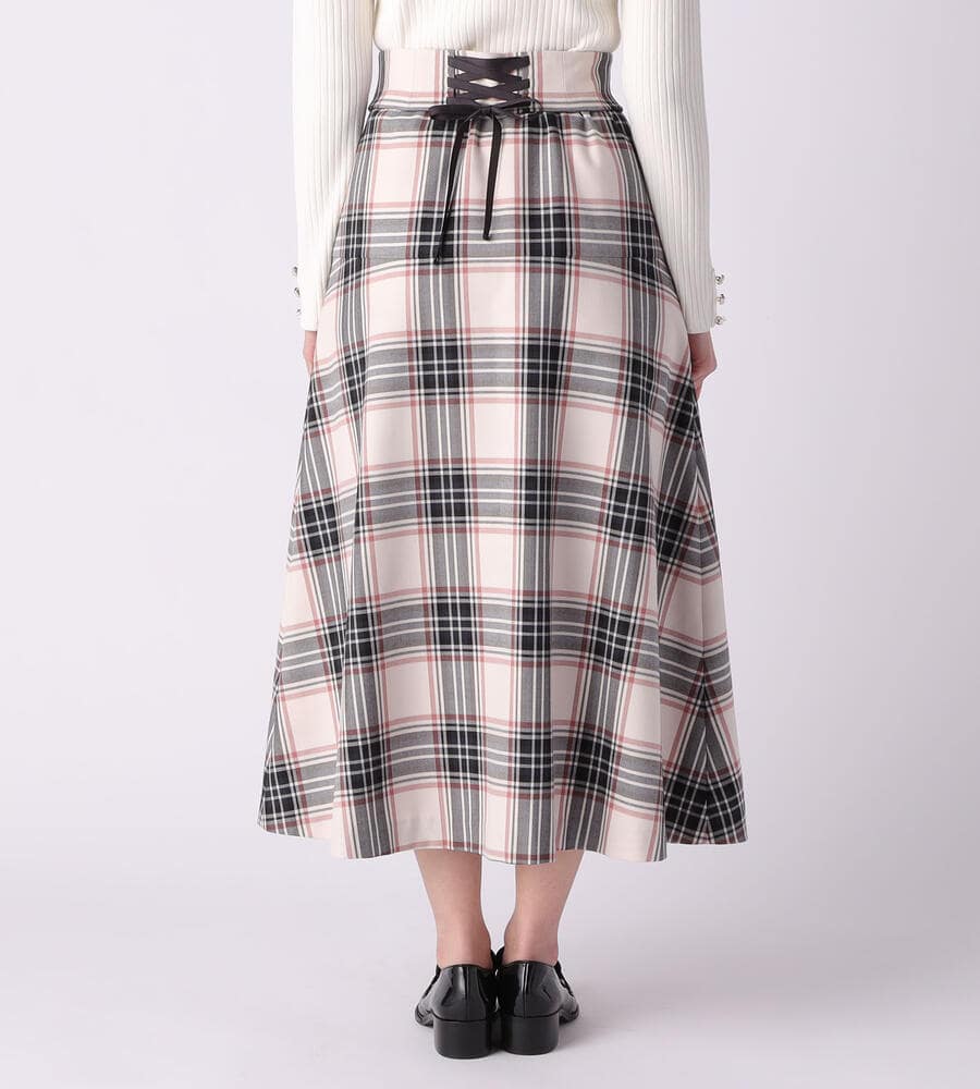 ベルト付タータンチェックロングスカート スカート Laisse Passe レッセパッセ Laisse Passe レッセ パッセ 公式オンラインストア ベルト付タータンチェックロングスカート スカート Laisse Passe レッセパッセ Laisse Passe レッセ パッセ 公式オンラインストア