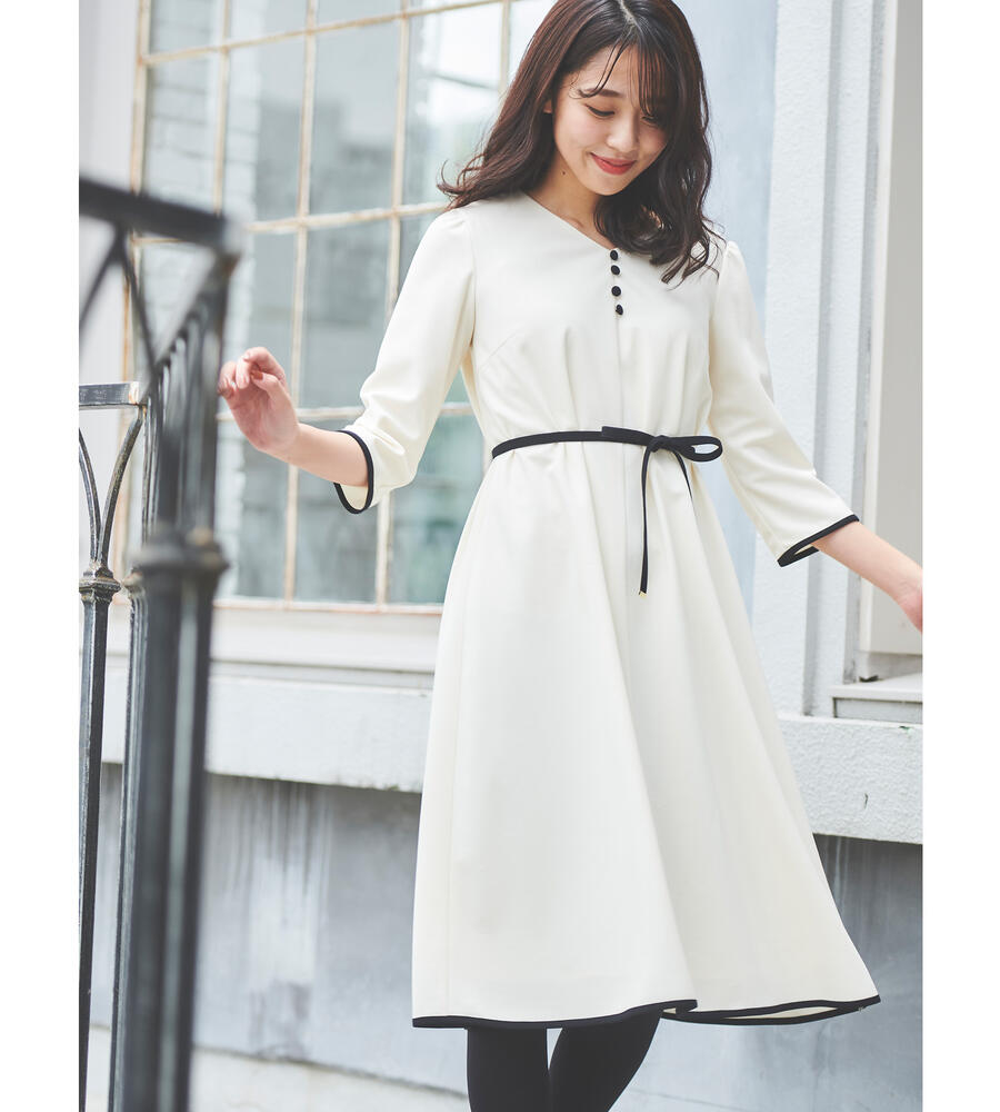 バイカラーカットジョーゼットワンピース ワンピース ドレス Debut De Fiore デビュードフィオレ Laisse Passe レッセ パッセ 公式オンラインストア バイカラーカットジョーゼットワンピース ワンピース ドレス Debut De Fiore デビュードフィオレ Laisse Passe レッセ パッセ 公式オンラインストア
