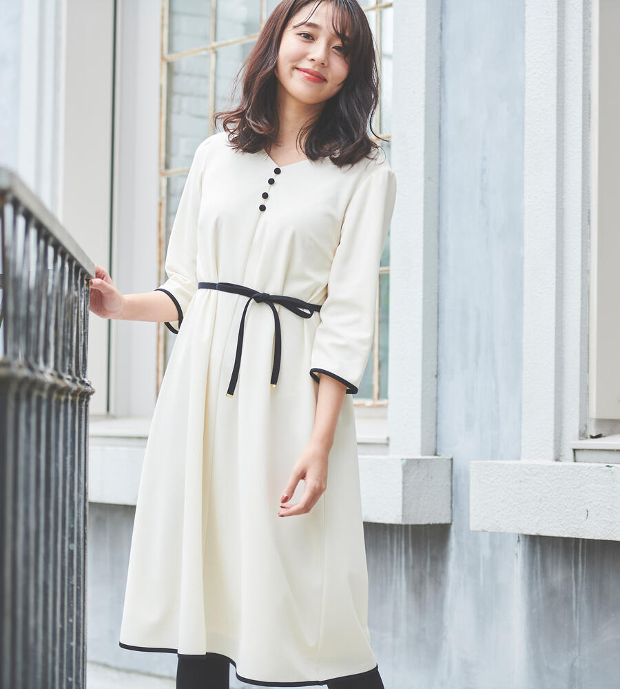 バイカラーカットジョーゼットワンピース ワンピース ドレス Debut De Fiore デビュードフィオレ Laisse Passe レッセ パッセ 公式オンラインストア バイカラーカットジョーゼットワンピース ワンピース ドレス Debut De Fiore デビュードフィオレ Laisse Passe レッセ パッセ 公式オンラインストア