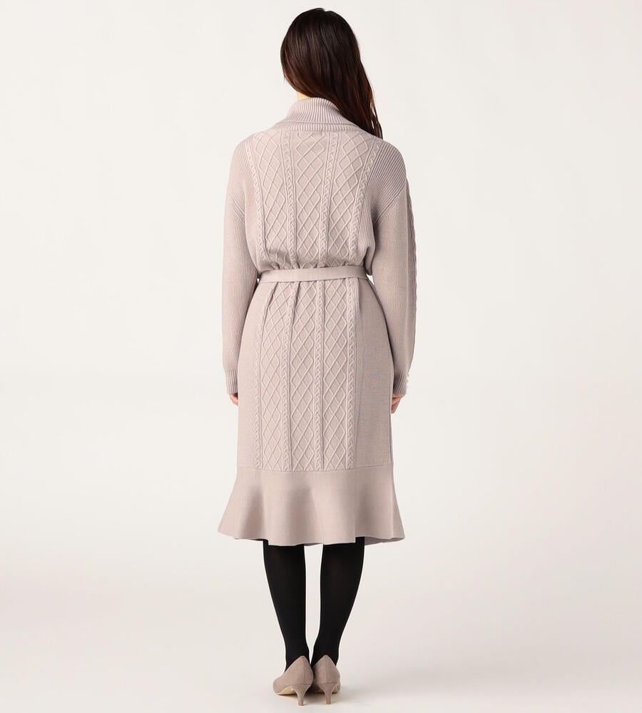 早割 先行受注 ケーブル裾フレアワンピース ワンピース ドレス Debut De Fiore デビュードフィオレ Laisse Passe レッセ パッセ 公式オンラインストア