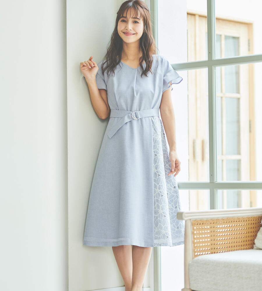 サイドカットワークワンピース ワンピース ドレス Debut De Fiore デビュードフィオレ Laisse Passe レッセ パッセ 公式オンラインストア サイドカットワークワンピース ワンピース ドレス Debut De Fiore デビュードフィオレ Laisse Passe レッセ パッセ 公式オンラインストア