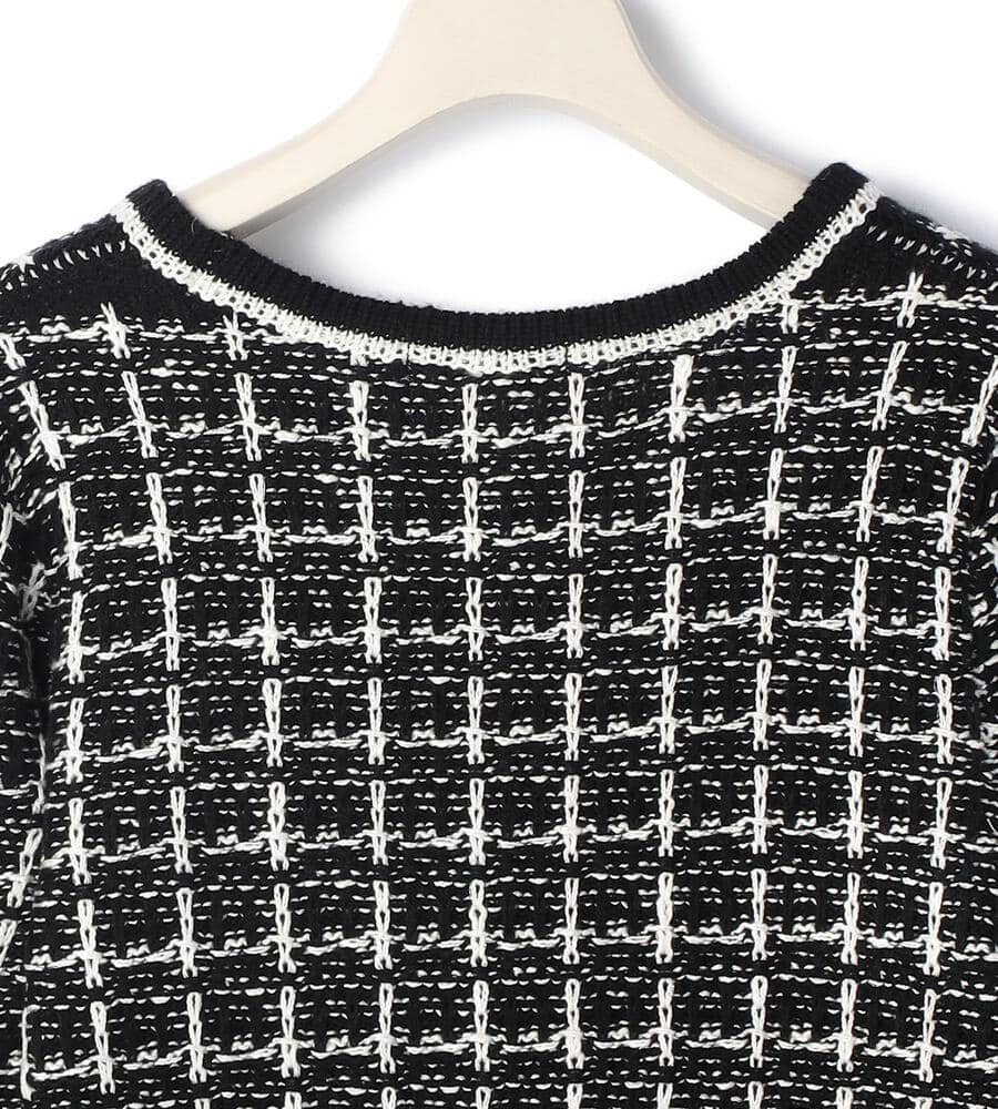 ツイード風ニットワンピース ワンピース ドレス Debut De Fiore デビュードフィオレ Laisse Passe レッセ パッセ 公式オンラインストア ツイード風ニットワンピース ワンピース ドレス Debut De Fiore デビュードフィオレ Laisse Passe レッセ パッセ 公式オンラインストア