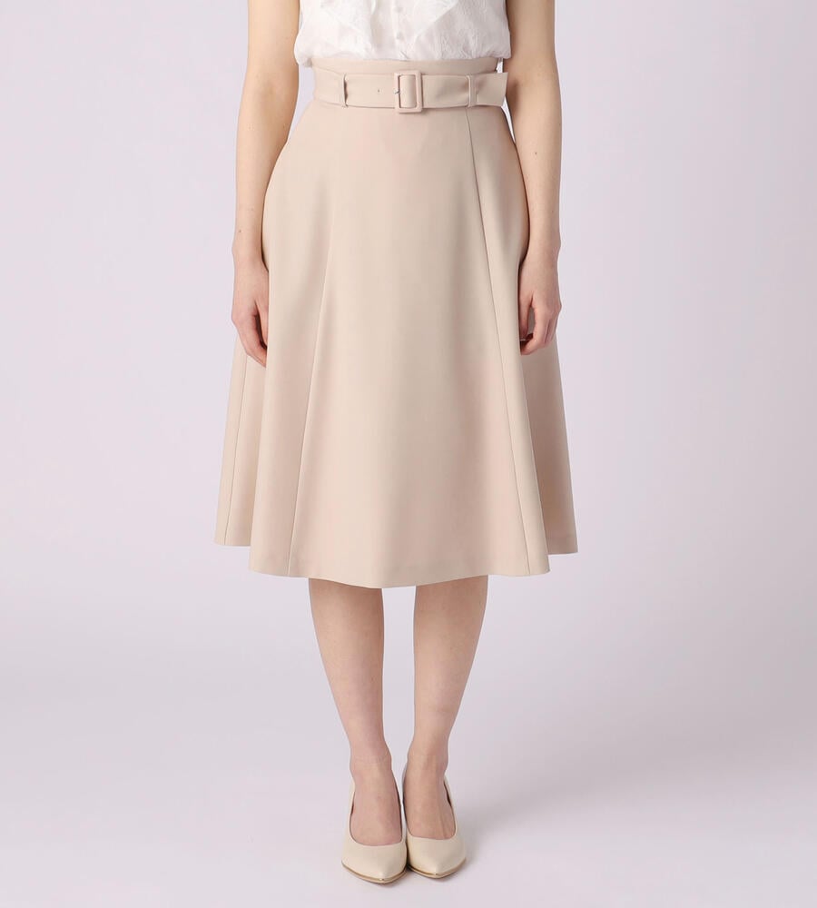 ベルト付きフレアスカート ベージュ スカート Debut De Fiore デビュードフィオレ Laisse Passe レッセ パッセ 公式オンラインストア ベルト付きフレアスカート ベージュ スカート Debut De Fiore デビュードフィオレ Laisse Passe レッセ パッセ 公式オンラインストア