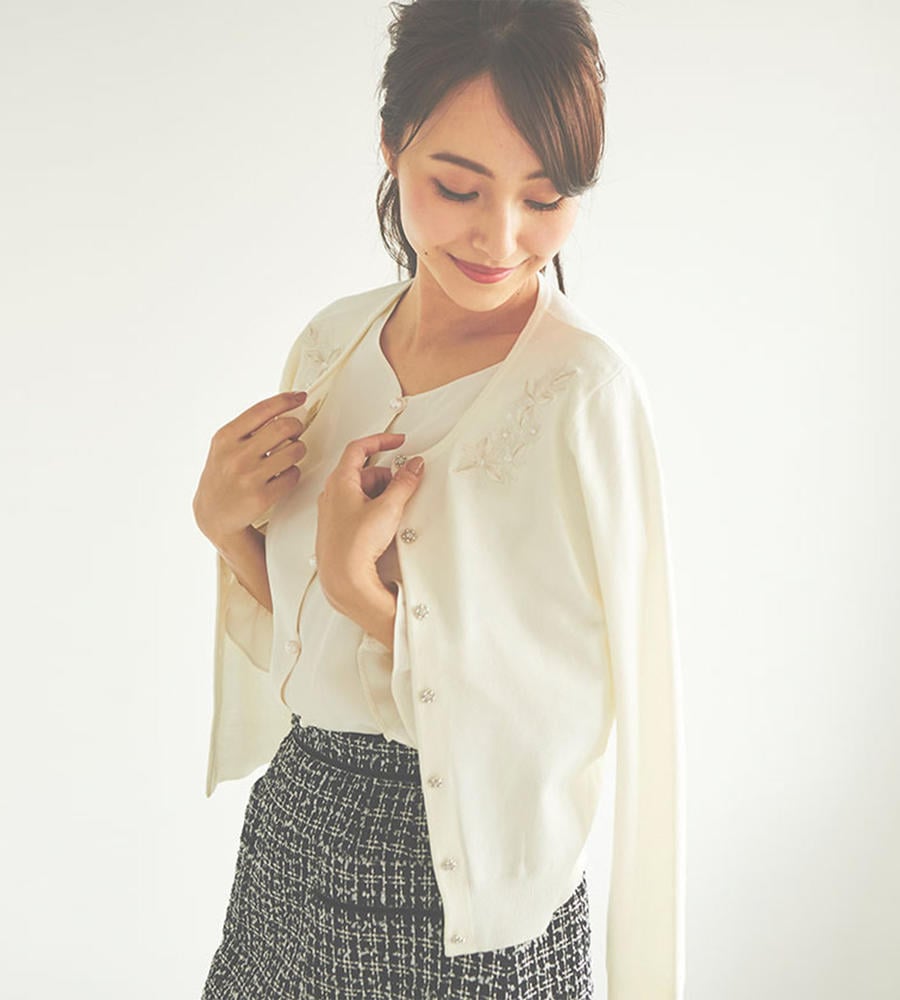 台形ツィードスカート スカート Debut De Fiore デビュードフィオレ Laisse Passe レッセ パッセ 公式オンラインストア