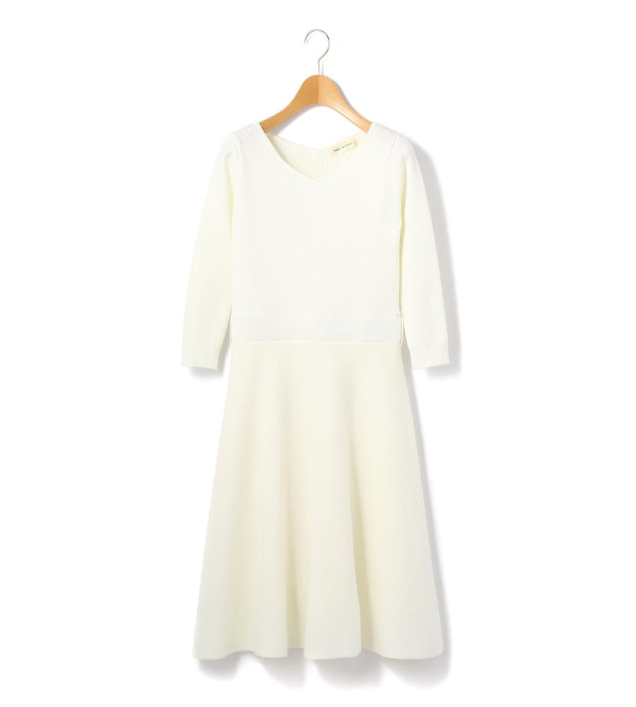 リブニットフレアーワンピース ワンピース ドレス Debut De Fiore デビュードフィオレ Laisse Passe レッセ パッセ 公式オンラインストア